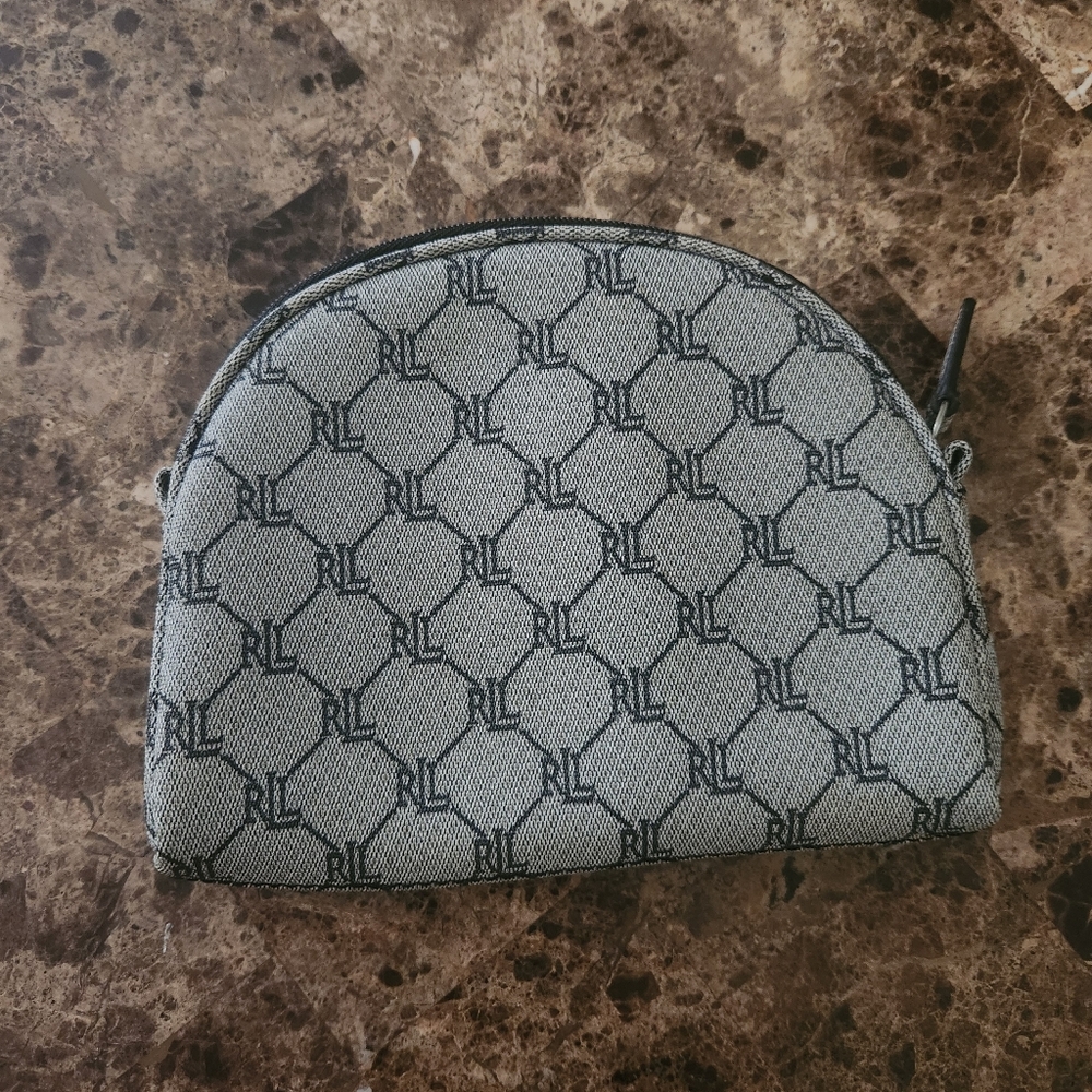Lauren Ralph Lauren Gray Makeup Pouch